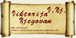 Viktorija Njegovan vizit kartica